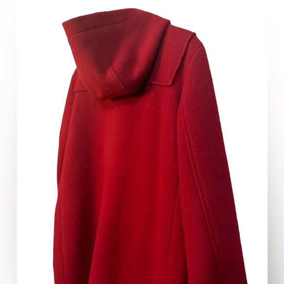 Eddie Bauer Red Wool blend coat Medium - Picture 8 of 10
